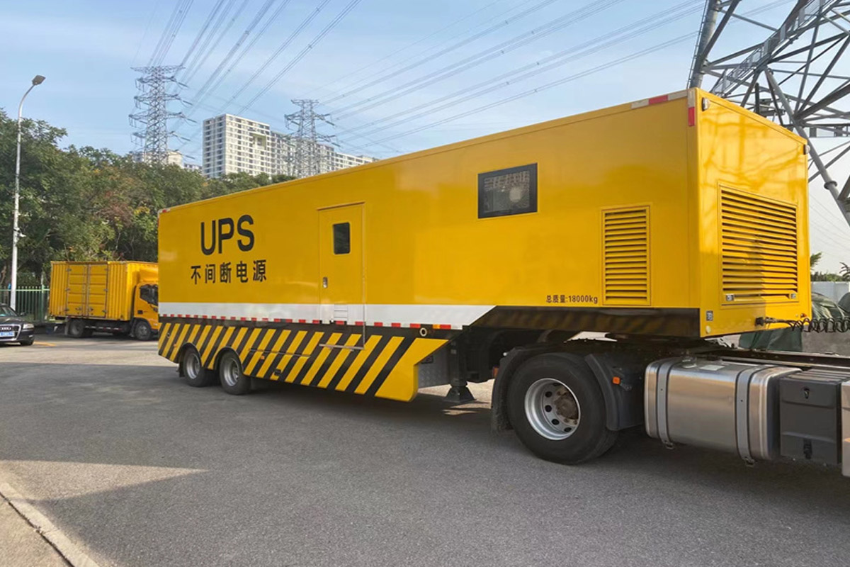 内蒙古发电机租赁施工现场